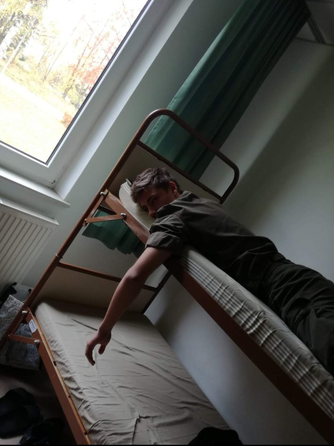 Angelo exhausted during military service in Austria